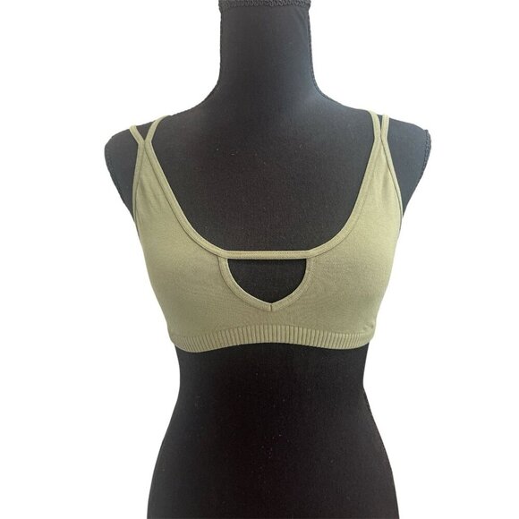 Free People Intimately Olive Green Bralette in XS/S - Picture 1 of 4